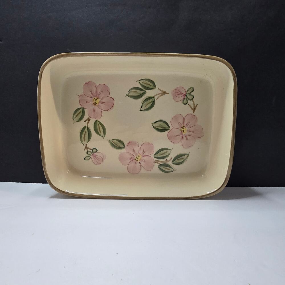 Franciscan Desert Rose Rectangular Baker Casserole Dish Portugal 11 x 8.5